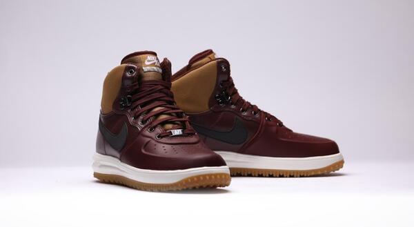 超希少✨️NIKE ナイキ コンシダード ブーツ　レザー　29cm ブラウン Nike Lunar Force 1 Sneakerboot 